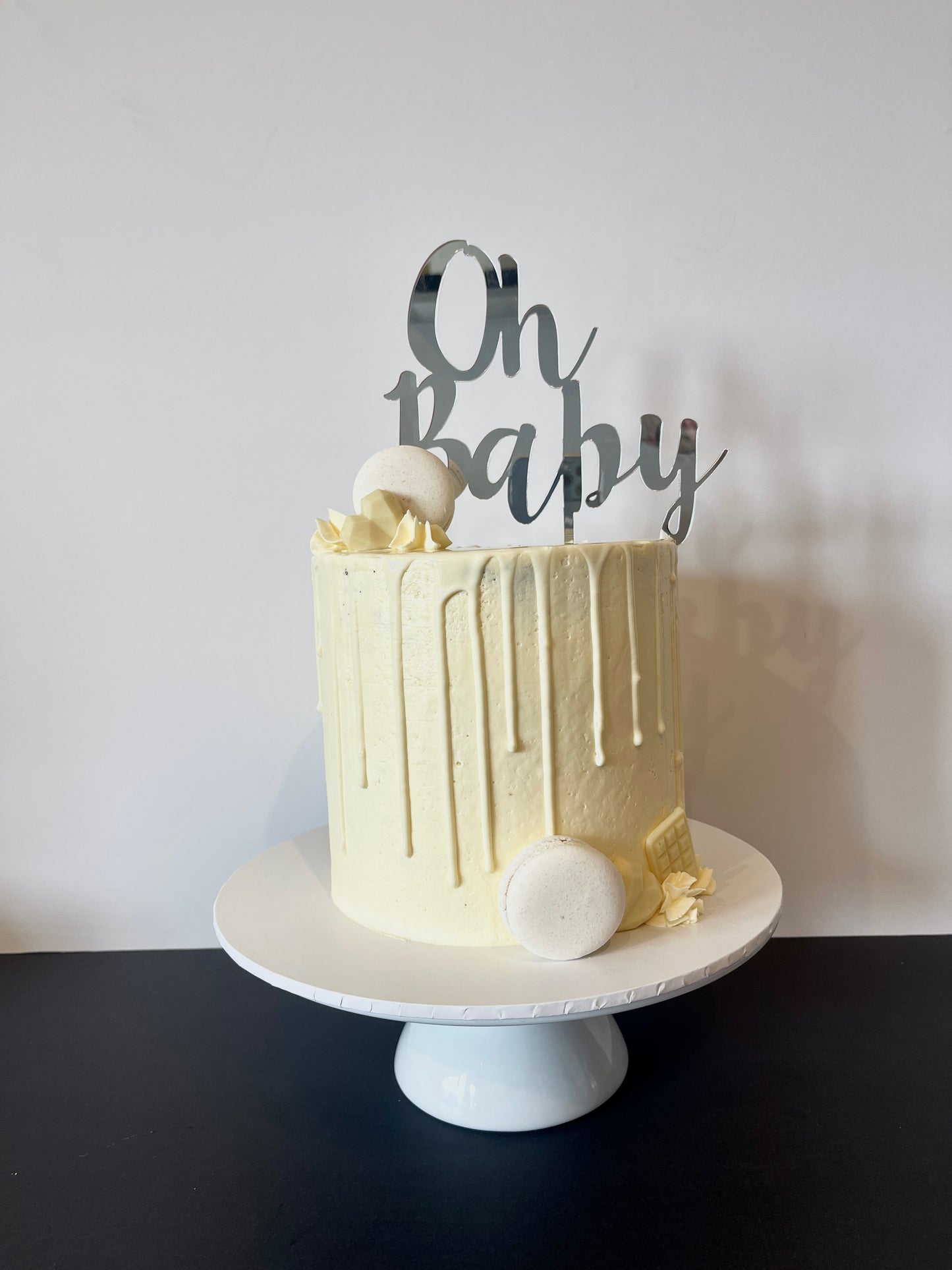 Baby Shower Drip Cake