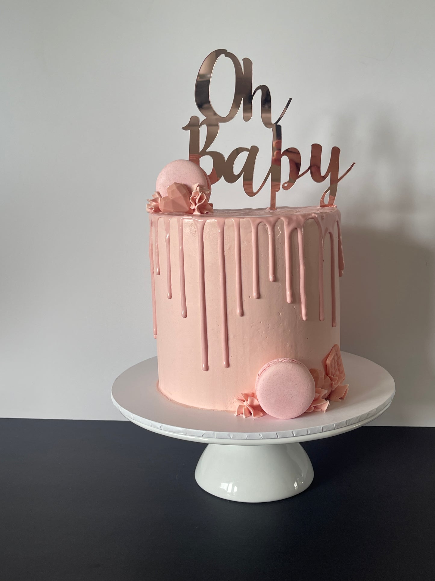 Baby Shower Drip Cake